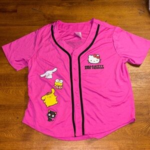 Hello Kitty and Friends Sanrio 2024 Hybrid Apparel Baseball Jersey